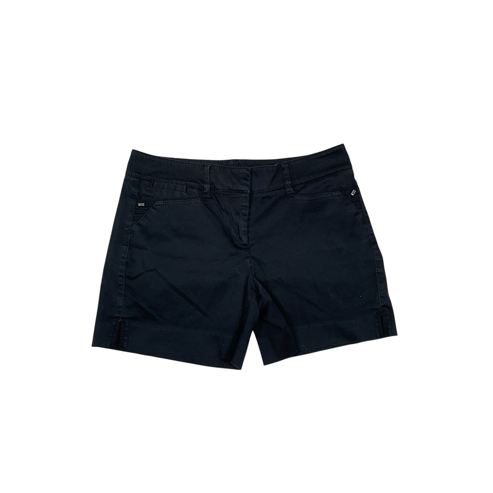 White House Black Market Black Chino Shorts Size 2